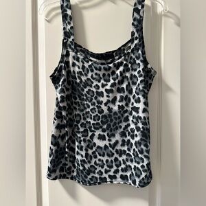 New Directions Animal Print Sleeveless Top